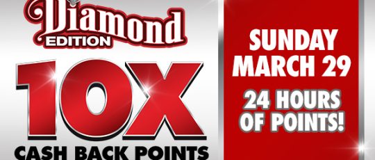 10x Cash Back Points - Diamond Edition