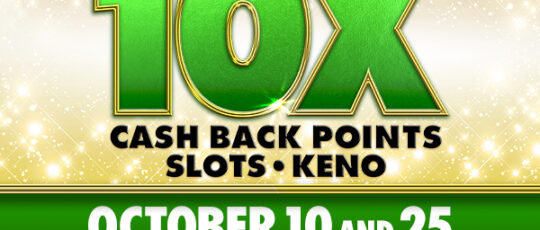 10x Cash Back Points